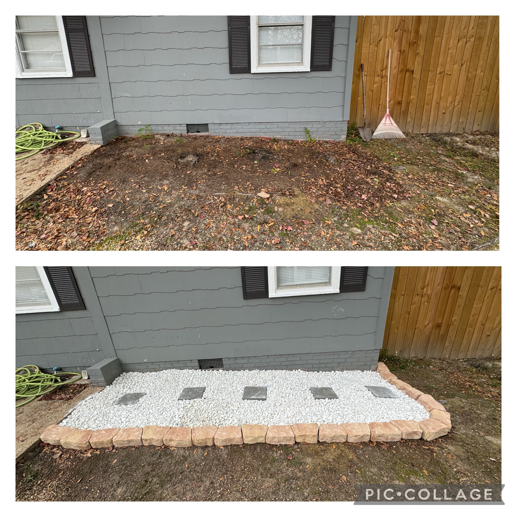 Home repair and landscaping project in Brandon, Mississippi