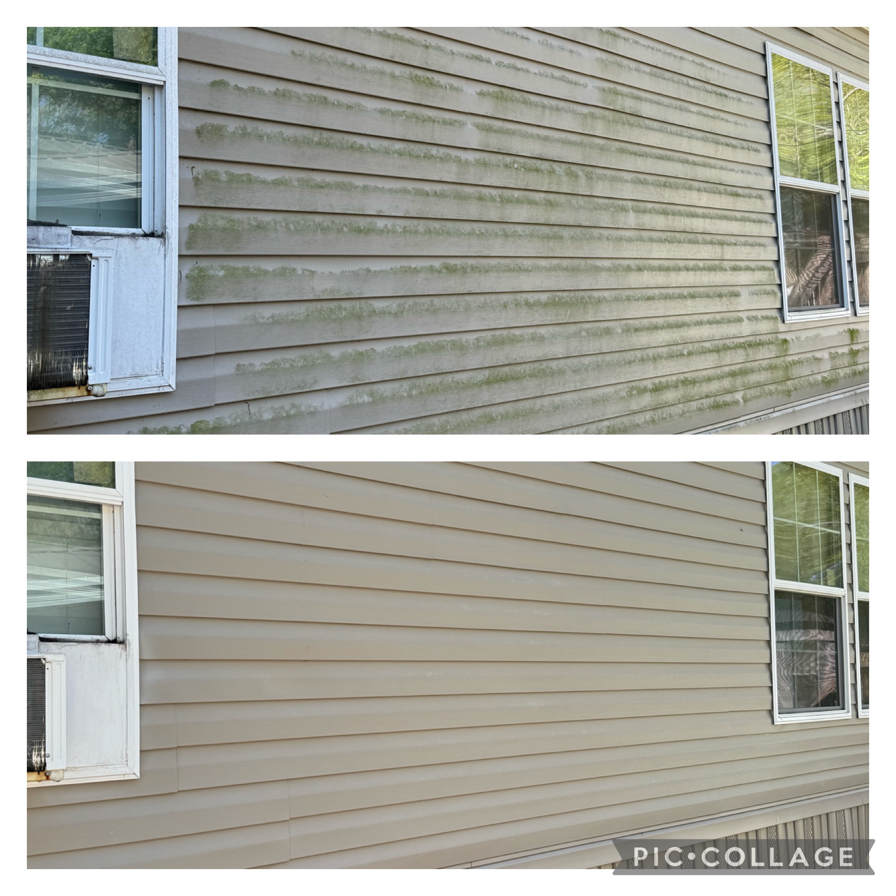 House siding softwash cleaning in Brandon, Mississippi